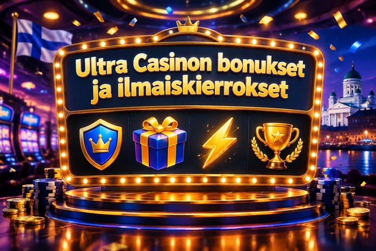 Ultra Casinon bonukset ja ilmaiskierrokset