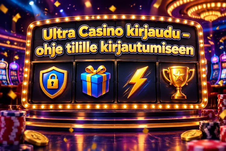 Ultra Casino kirjaudu - ohje tilille kirjautumiseen