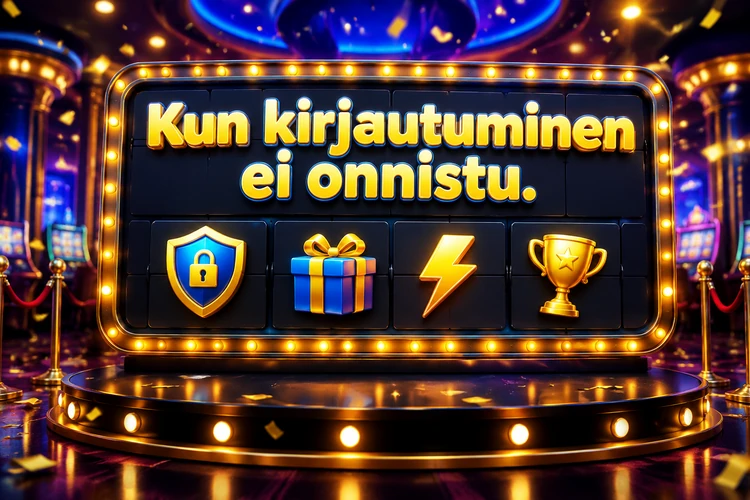 Kun kirjautuminen ei onnistu